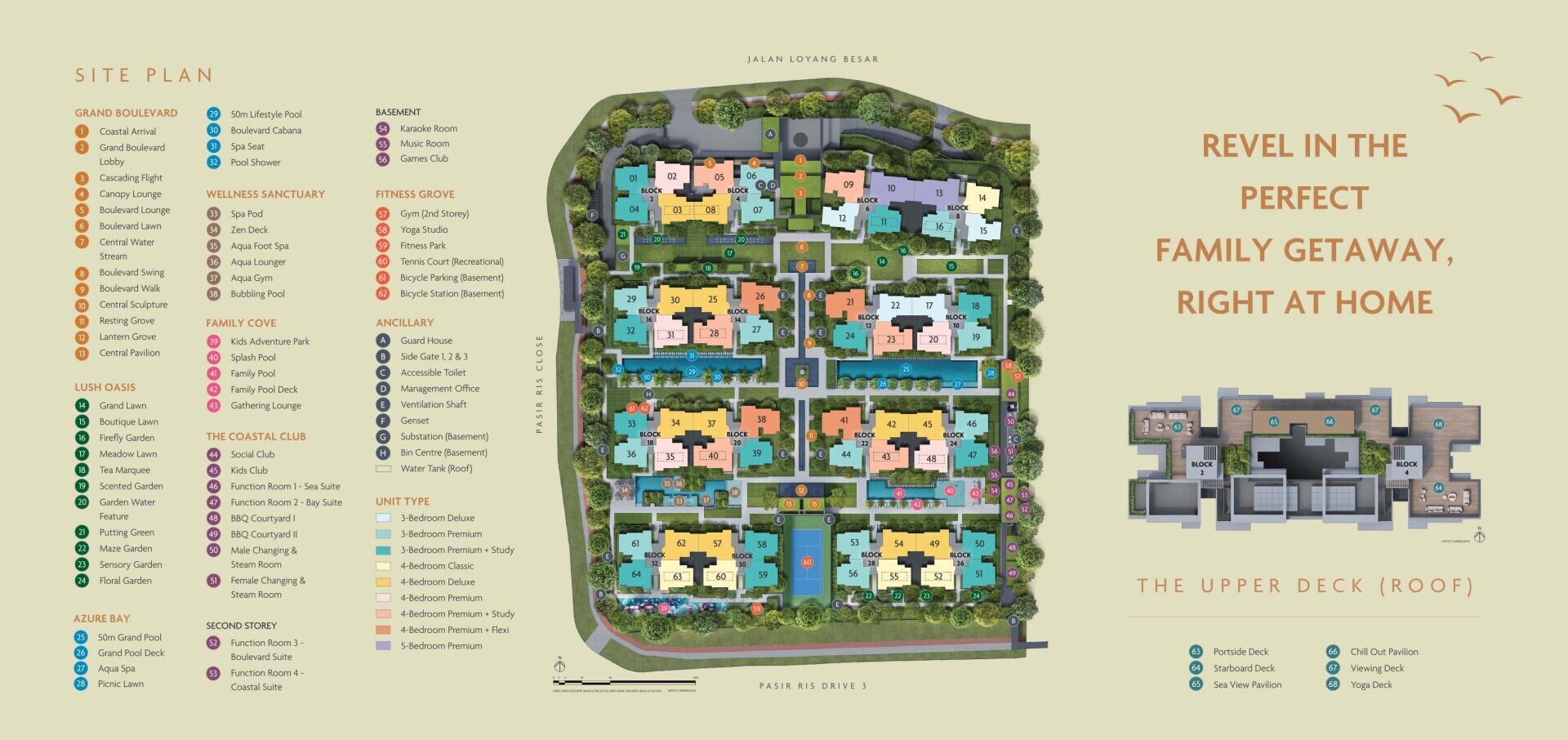 Coastal Cabana site plan