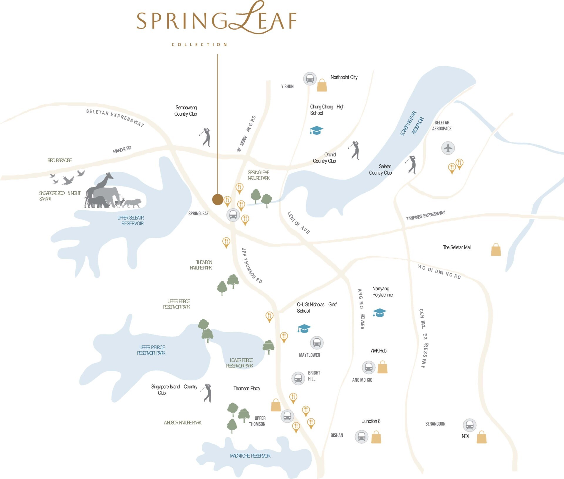 Springleaf Collection location map