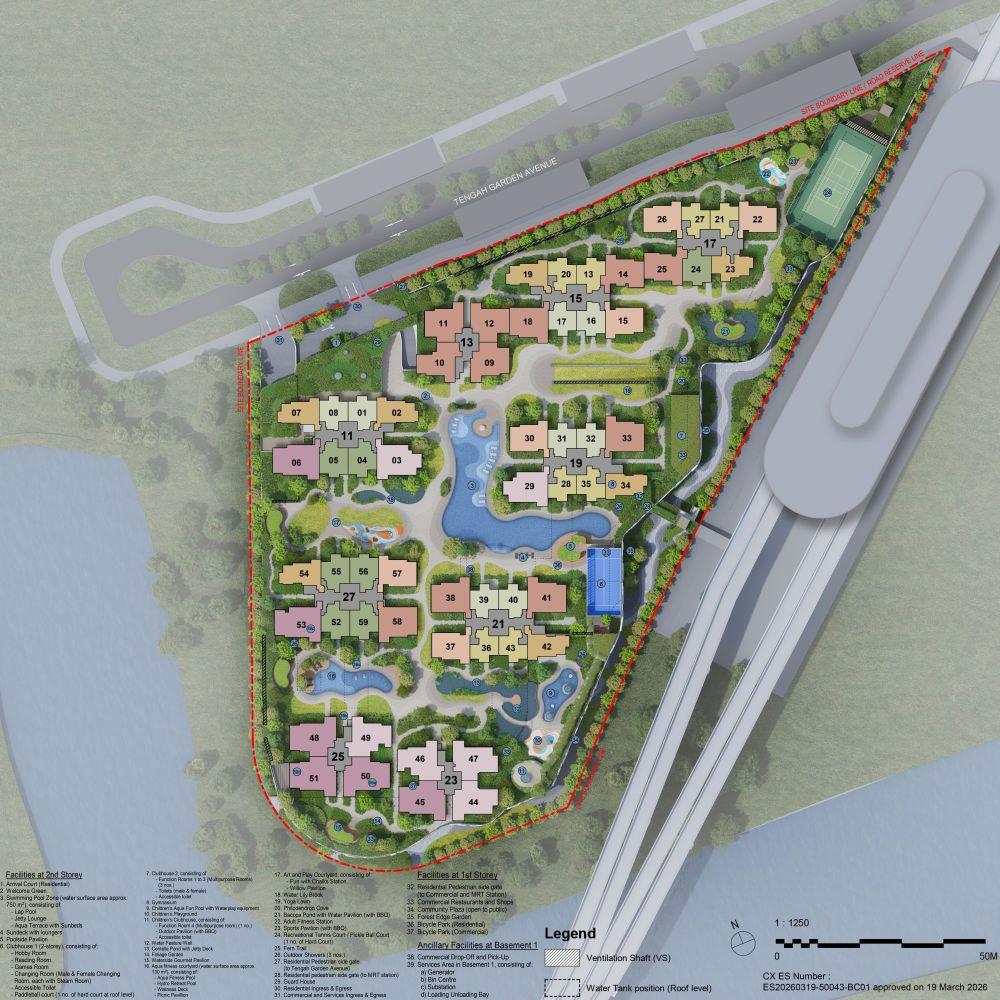 Tengah Garden Residences site plan